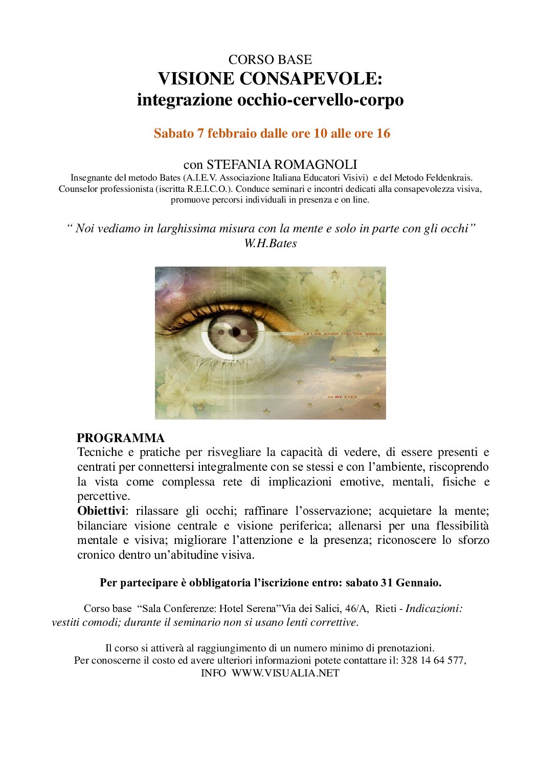 Corso Base Visione Consapevole