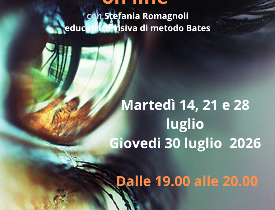 Metodo Bates corso settimanale on line